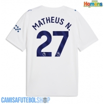 Camisa de time de futebol Manchester City Matheus Nunes #27 Replicas 3º Equipamento 2026-27 Manga Curta